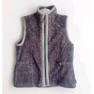 Woolrich Onyx Heather Gray Warm Winter Vest Womens Size Small S Sleeveless 7214